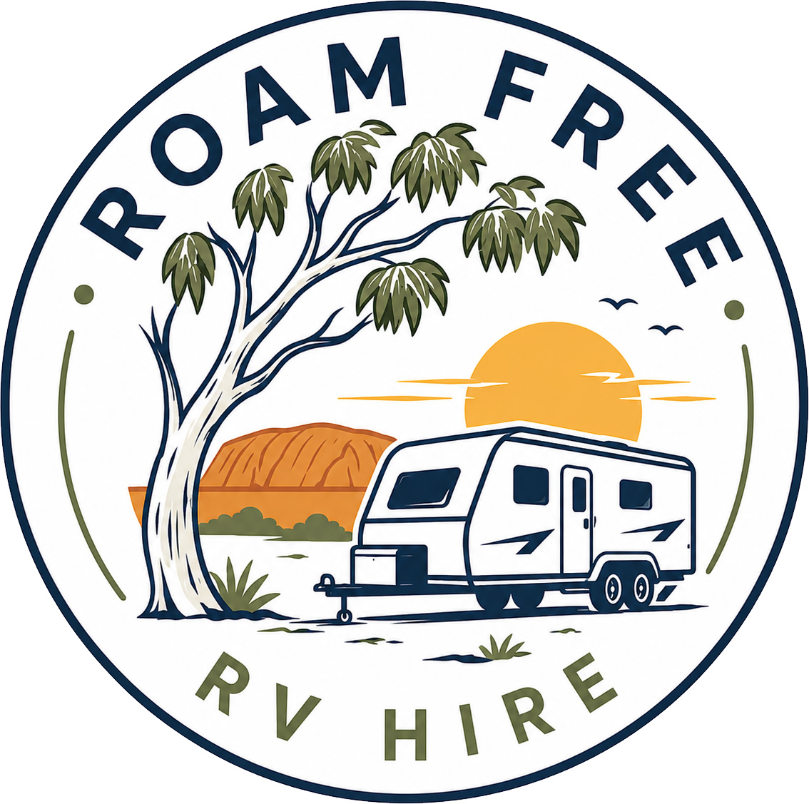 Roam Free RV Hire logo